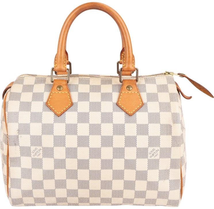 Louis Vuitton Louis Vuitton Monogram Damier Azur Canvas Speedy 25 Handbag
