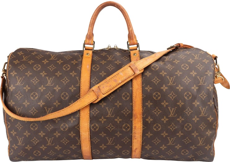 Louis Vuitton Louis Vuitton Monogram Canvas Keepall 55 Bandoulière Travel Bag