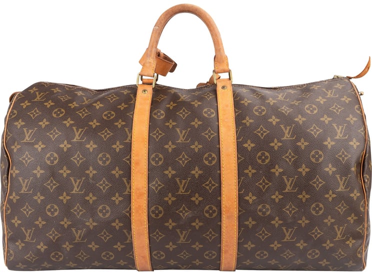 Louis Vuitton Louis Vuitton Monogram Canvas Keepall 55 Travel Bag