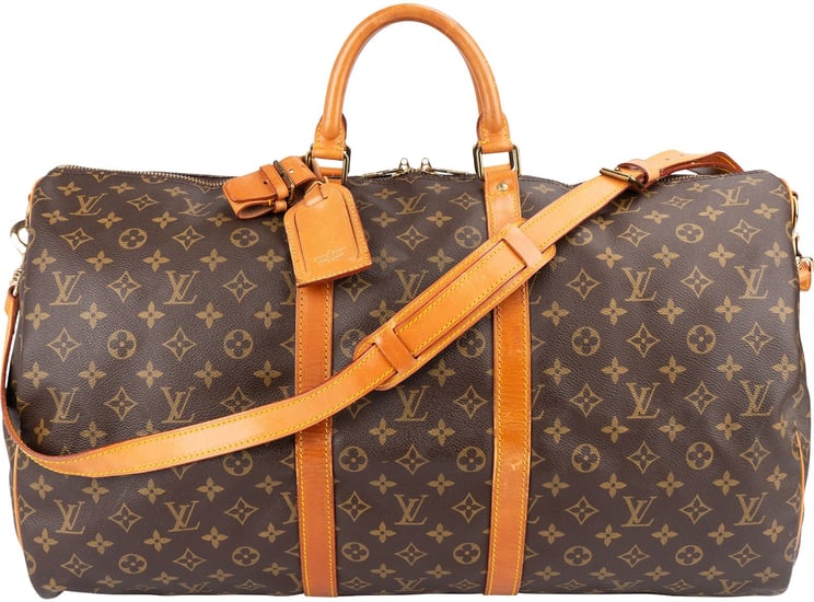 Louis Vuitton Louis Vuitton Monogram Canvas Keepall 55 Bandoulière Travel Bag
