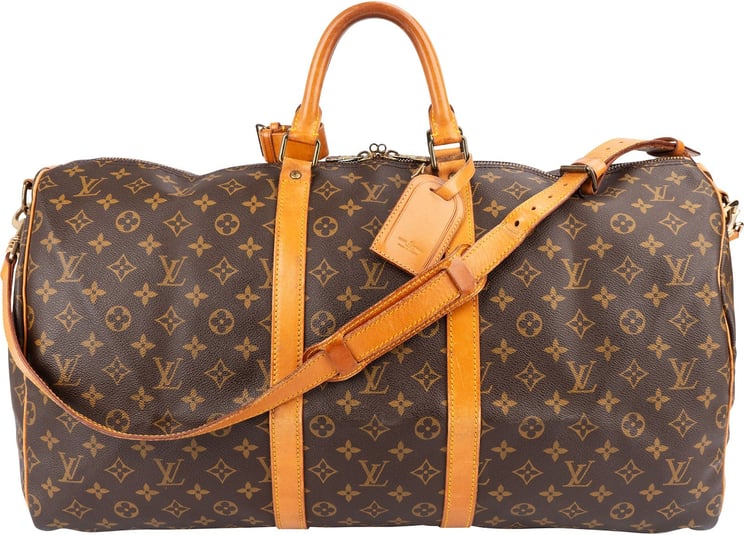 Louis Vuitton Louis Vuitton Monogram Canvas Keepall 55 Bandoulière Travel Bag