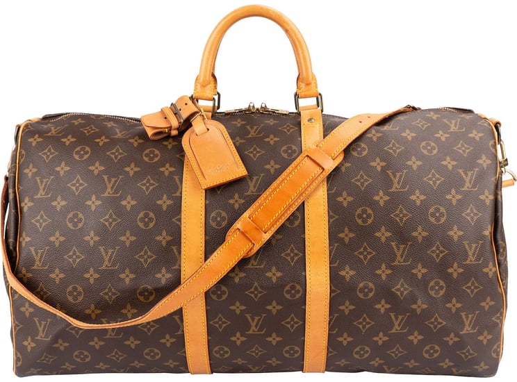 Louis Vuitton Louis Vuitton Monogram Canvas Keepall 55 Bandoulière Travel Bag