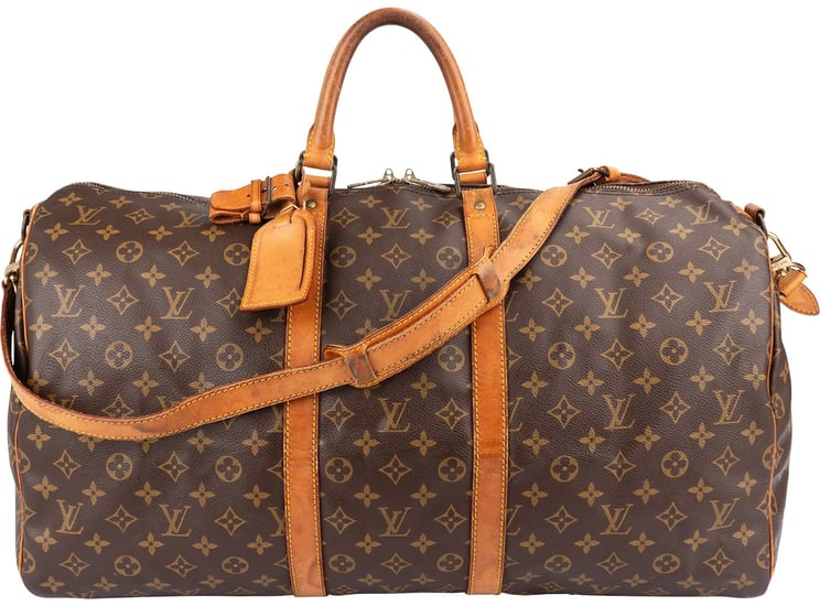 Louis Vuitton Louis Vuitton Monogram Canvas Keepall 55 Bandoulière Travel Bag