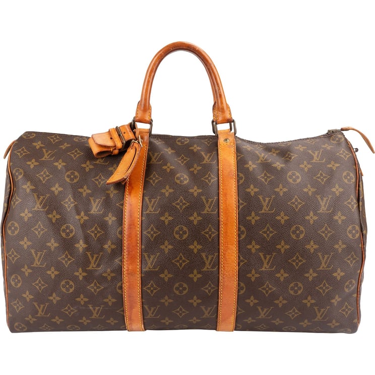 Louis Vuitton Louis Vuitton Monogram Canvas Keepall 50 Travel Bag