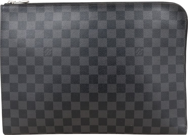 Louis Vuitton Louis Vuitton Monogram Damier Graphite Pochette Voyage MM Clutch