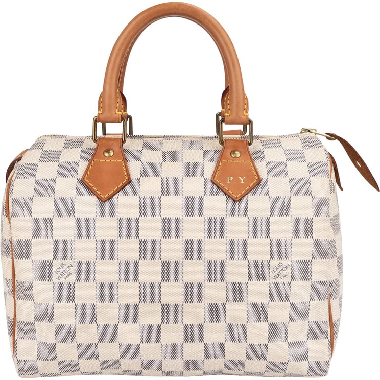 Louis Vuitton Louis Vuitton Monogram Damier Azur Canvas Speedy 25 Handbag