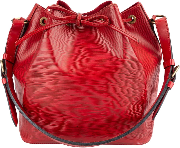 Louis Vuitton Louis Vuitton Red Epi Leather Sac Noé Petit Shoulder Bag