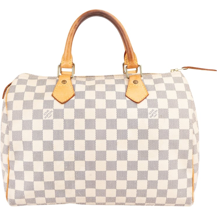 Louis Vuitton Louis Vuitton Monogram Damier Azur Speedy 30 Handbag