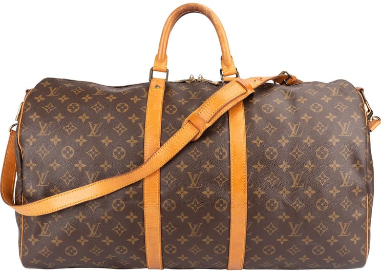 Louis Vuitton Louis Vuitton Monogram Canvas Keepall 55 Bandoulière Travel Bag
