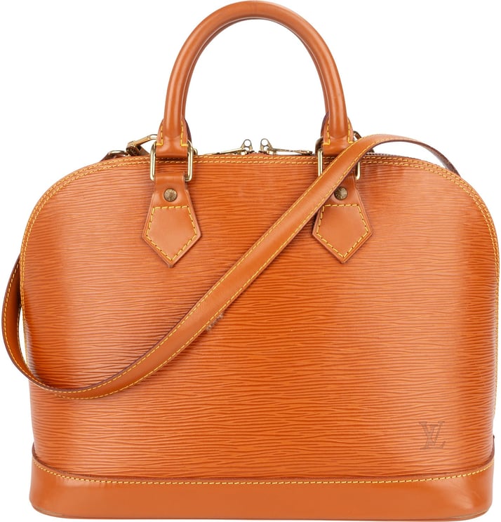 Louis Vuitton Louis Vuitton Brown Epi Leather Alma PM Handbag