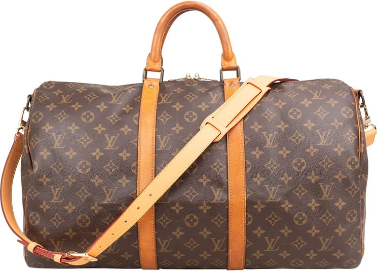 Louis Vuitton Louis Vuitton Monogram Canvas Keepall 50 Bandoulière Travel Bag