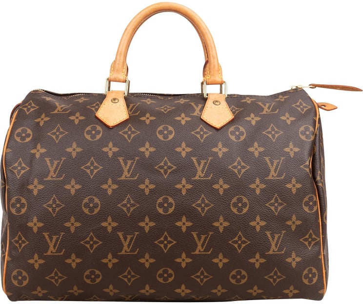 Louis Vuitton Louis Vuitton Monogram Canvas Speedy 35 Handbag