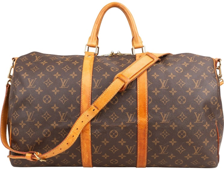 Louis Vuitton Louis Vuitton Monogram Canvas Keepall 50 Bandoulière Travel Bag