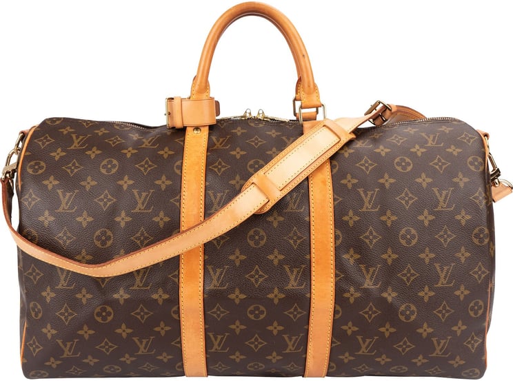 Louis Vuitton Louis Vuitton Monogram Canvas Keepall 50 Bandoulière Travel Bag
