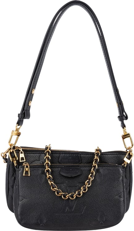 Louis Vuitton Louis Vuitton Leather Monogram Empreinte Multi-Pochette Accessoires Crossbody Bag