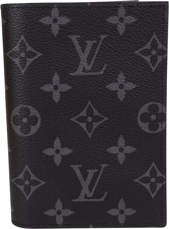Louis Vuitton Louis Vuitton Monogram Eclipse Canvas Card Holder Passport Cover