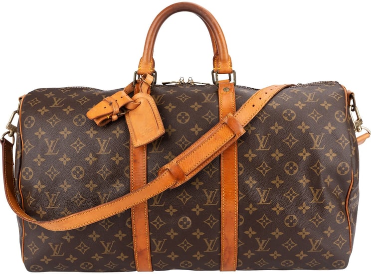 Louis Vuitton Louis Vuitton Monogram Canvas Keepall 50 Bandoulière Travel Bag