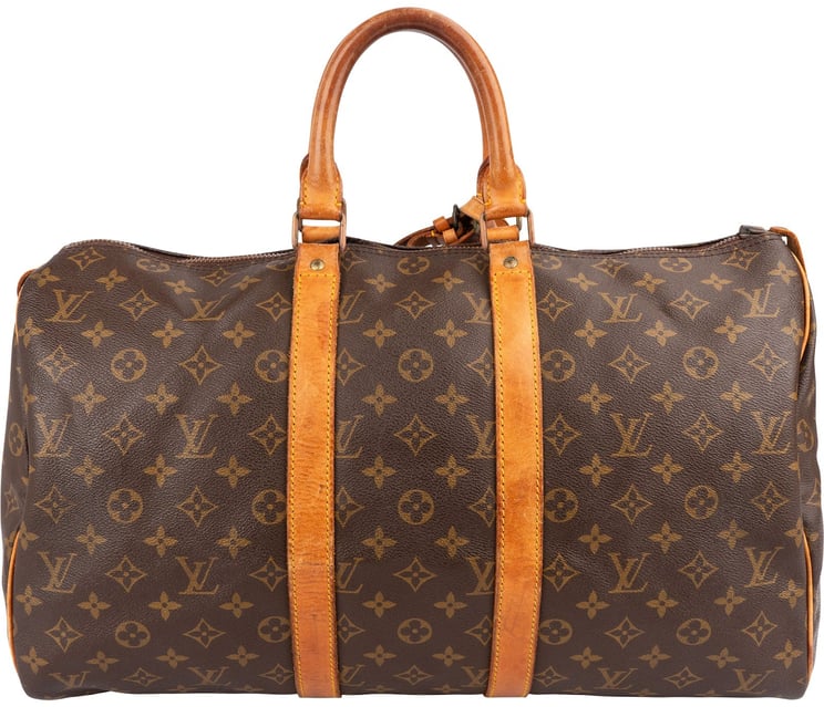 Louis Vuitton Louis Vuitton Monogram Canvas Keepall 45 Travel Bag