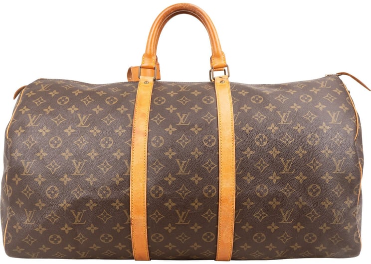 Louis Vuitton Louis Vuitton Monogram Canvas Keepall 55 Travel Bag