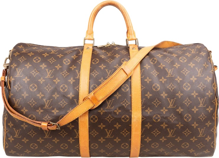 Louis Vuitton Louis Vuitton Monogram Canvas Keepall 55 Bandoulière Travel Bag