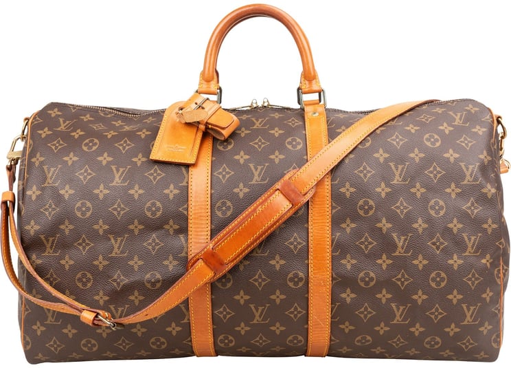 Louis Vuitton Louis Vuitton Monogram Canvas Keepall 55 Bandoulière Travel Bag