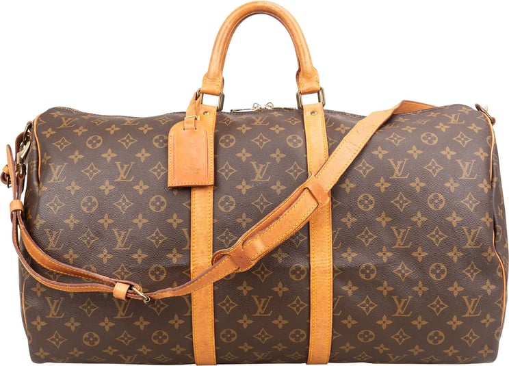 Louis Vuitton Louis Vuitton Monogram Canvas Keepall 55 Bandoulière Travel Bag
