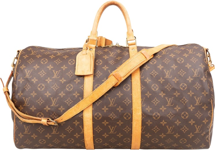Louis Vuitton Louis Vuitton Monogram Canvas Keepall 55 Bandoulière Travel Bag