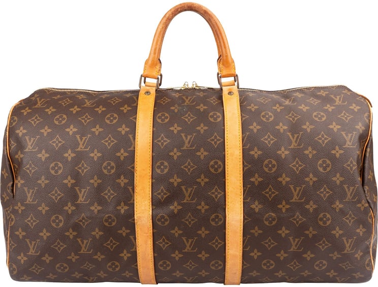 Louis Vuitton Louis Vuitton Monogram Canvas Keepall 55 Travel Bag