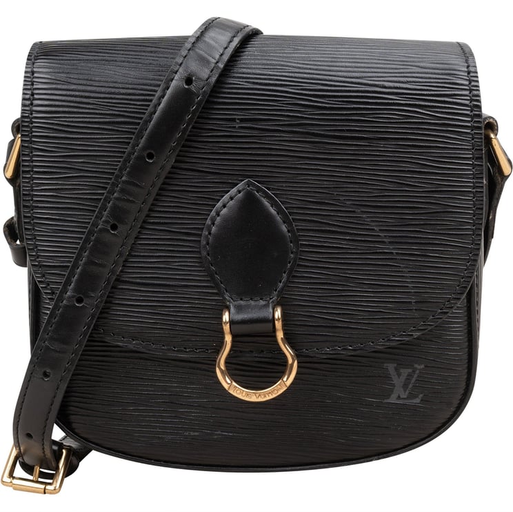 Louis Vuitton Louis Vuitton Noir Epi Leather Saint Cloud PM Crossbody Bag