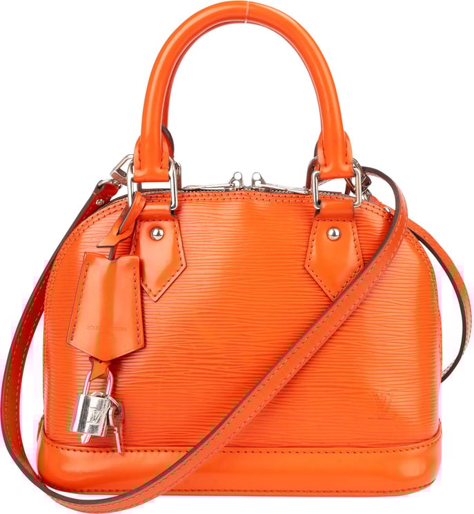 Louis Vuitton Louis Vuitton Orange Epi Leather Alma BB Handbag