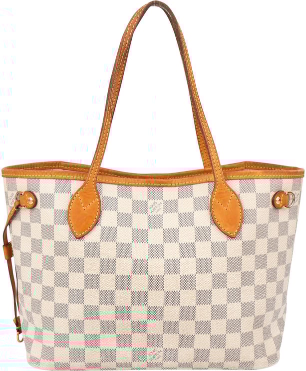 Louis Vuitton Louis Vuitton Damier Azur Monogram Neverfull PM Handbag