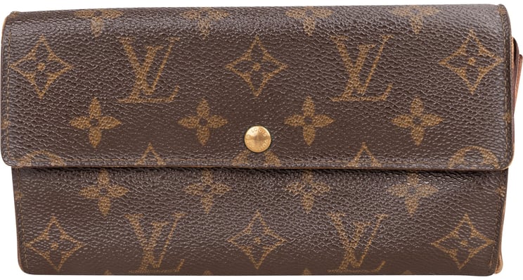 Louis Vuitton Louis Vuitton Canvas Monogram Sarah Wallet