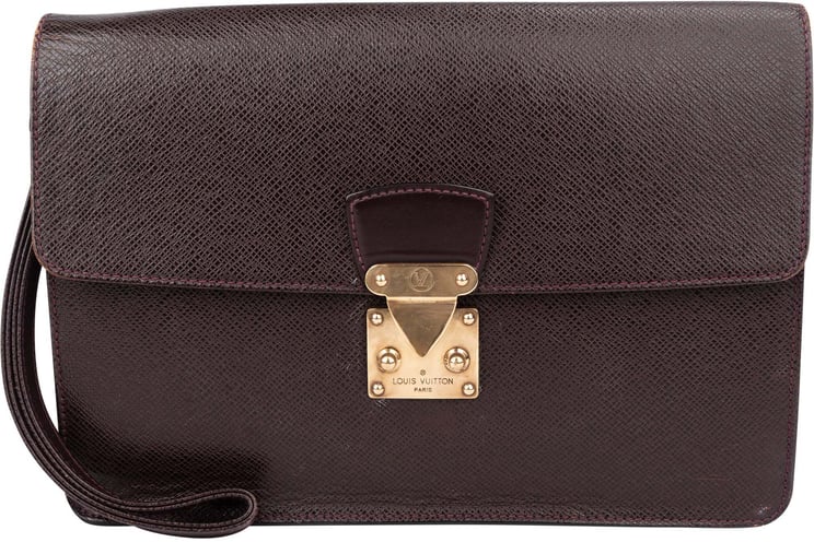Louis Vuitton Louis Vuitton Taiga Leather Kourad Clutch