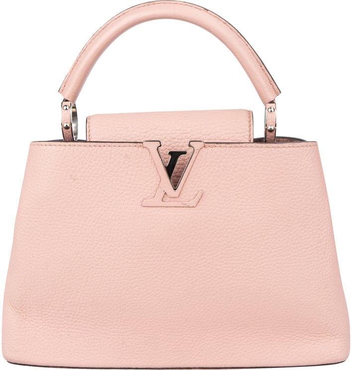 Louis Vuitton Louis Vuitton Pink Taurillon Capucines BB Handbag