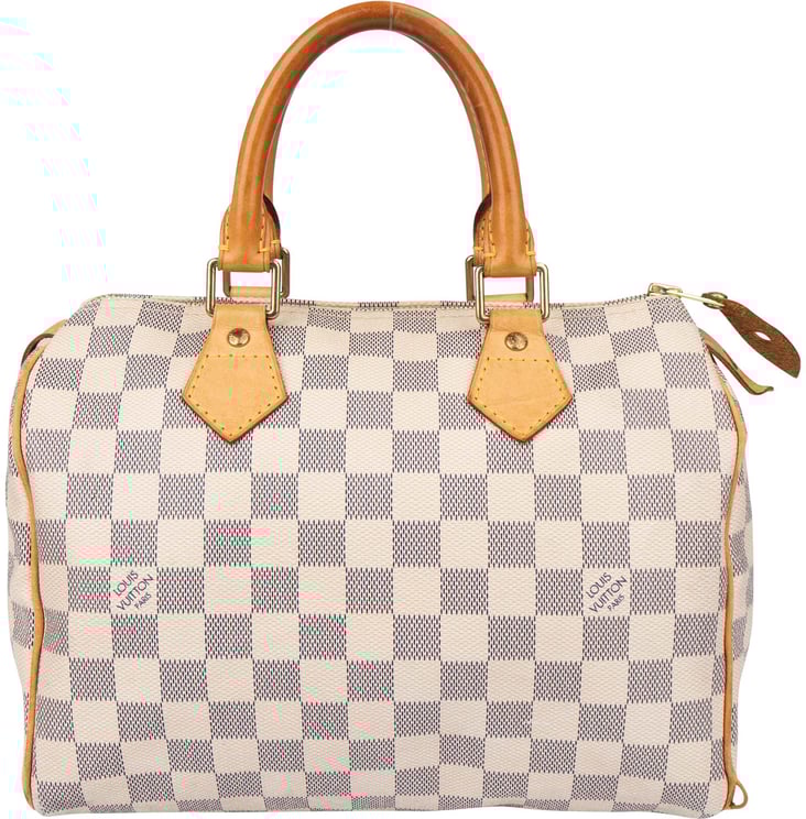 Louis Vuitton Louis Vuitton Damier Azur Monogram Speedy 25 Handbag