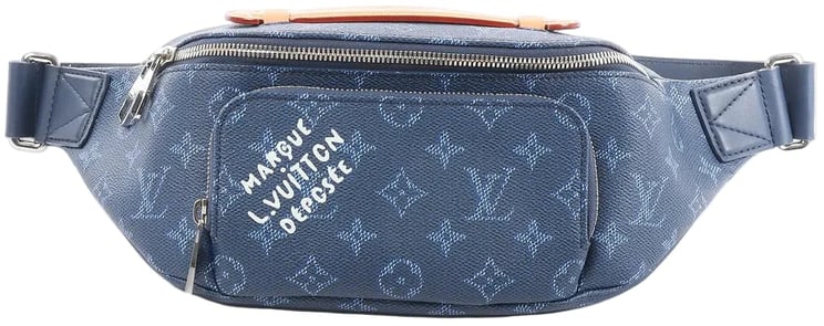 Louis Vuitton Louis Vuitton Rush Monogram Heritage Belt Bag in Blue M26821