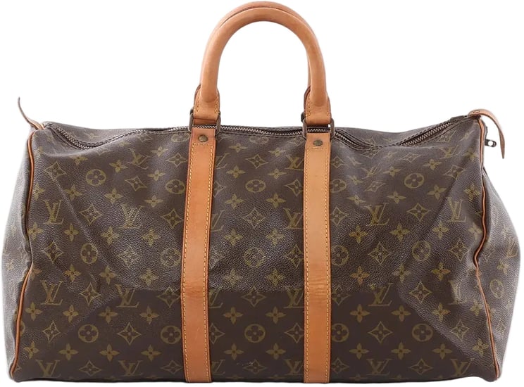 Louis Vuitton Louis Vuitton Keepall 45 Monogram Canvas Travel Bag in Brown M41428