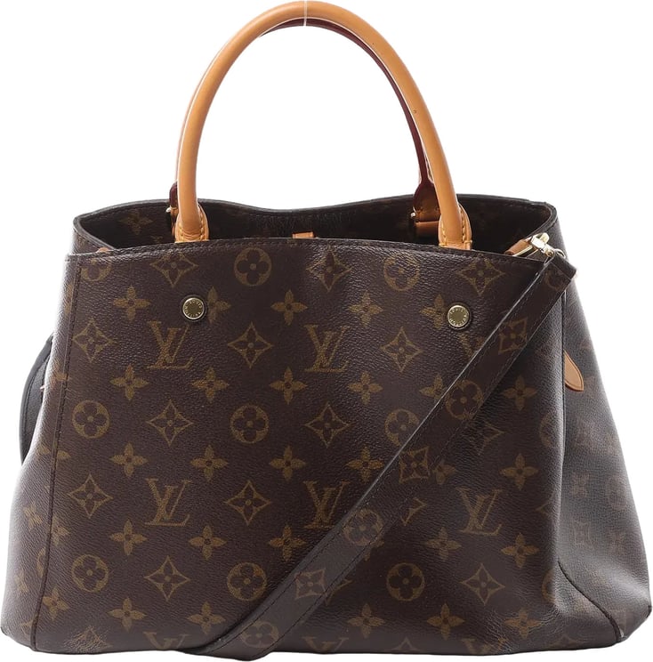 Louis Vuitton Louis Vuitton Montaigne MM Monogram Canvas 2Way Handbag in Brown M41056