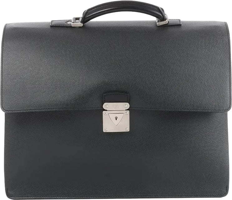 Louis Vuitton Louis Vuitton Robusto Taige Leather Briefcase in Black