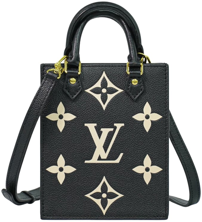 Louis Vuitton Louis Vuitton Petit Sac Plat Bag Bicolor Monogram Empreinte Giant