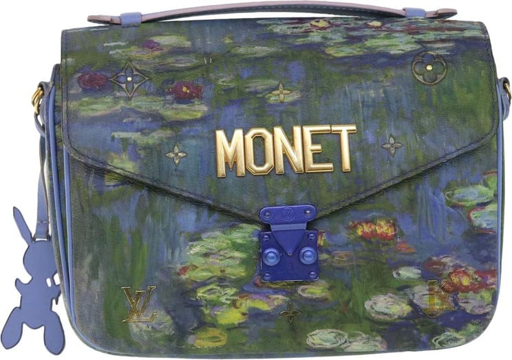 Louis Vuitton Louis Vuitton Pochette Metis Limited Edition Jeff Koons Monet Print Canvas