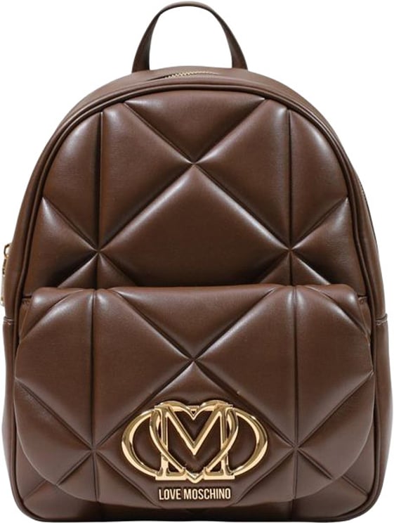 Love Moschino Love Moschino Brown Polyethylene Backpack