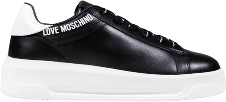 Love Moschino Love Moschino Black And White Synthetic Chunky Sneakers
