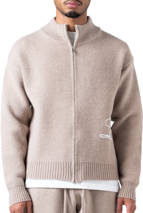 LUMI3RE The Lumi3re Cardigan Beige