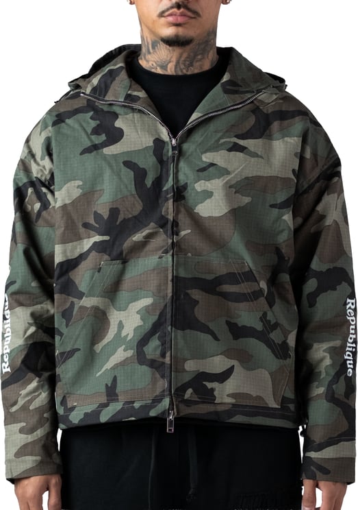LUMI3RE Republique Camo Windbreaker