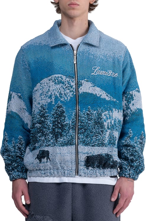 LUMI3RE Mountain Lake Jacquard Jacket