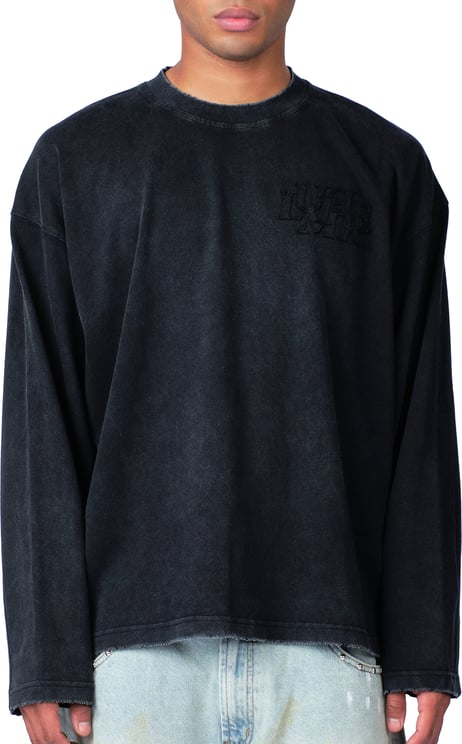 LUMI3RE The Patch Longsleeve Washed Black