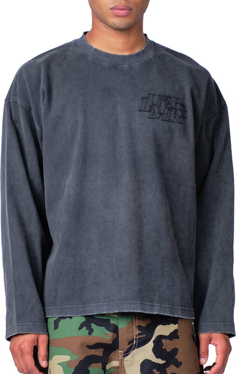 LUMI3RE The Patch Longsleeve Washed Grey