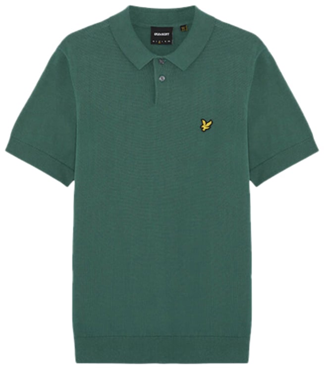 Lyle & Scott Lyle & Scott Cotton Short Sleeve Knitted Polo