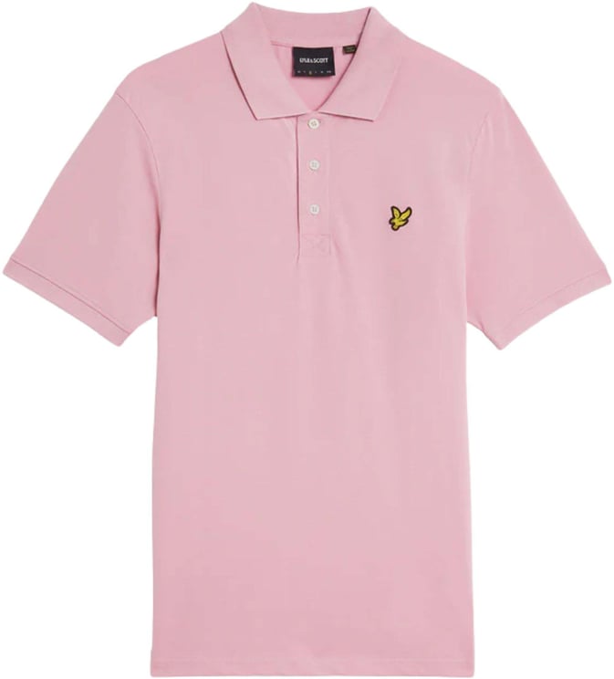 Lyle & Scott Lyle&scott Plain Polos Lichtroze Sp400vog